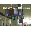 Professional Light Weight Passenger Message Sign Boards , Programmable Led Display For Station Entra