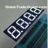 White 4 Digit 7 Segment LED Display For Induction Cooker , Low Current Operation