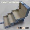 Blue Collapsible Leather Cosmetic Box