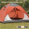 3-4 People Manual Open Rain Proof Polyester Fabric Light Camping Tent