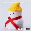 Christmas Snowman Velvet Ring Box