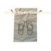 Cotton Drawstring Pouch For Slipper Packaging Bags , Environmental-friendly