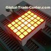 Yellow 14 Pins Square LED Matrix Screen , 5x7 LED Matrix Waterproof