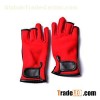 PU Leather 3 Half Fingers Warming Water Proof Fishing Gloves
