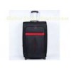 Telescopic aluminum trolley travel luggage sets for men with net compartment
