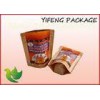 Bottom Gusset Spice Plastic Stand Up Pouches Custom Printed Bag With Zipper