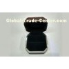 Flashing LED Light Metal Edging Jewelry Box For Ladies Ring / Earring Storage