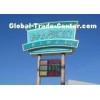 Single Color LED Fuel Price Signs / Mobile Electronic Message Boards
