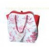 Cute Matte Lamination Reusable Shopping Bags , Promotion Paper Packaging Bags With Drawstring Handle