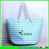 LDZB-196 extra large paper straw shopping bag beach tote bags