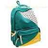 ECO Friendly Green Pretty High School Backpacks Canvas Back Pack Personalized