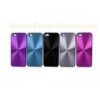 PC Hard Shell iPhone 5s Cell Phone Cases With Aluminum Sheet Sticker