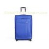 Promotional  blue luggage set for women / 4 wheel trolley suitcase lightweight