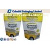 250g Degradable Matte Varish custom printed Plastic Stand Up Pouch for Snacks