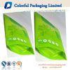 Green Macha Plastic stand up zipper pouch bags / Tea Zipper Pouch