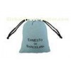 Colorful Custom Cotton Drawstring Pouch Recyclable 11 X 14 Cm