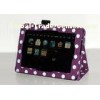 White point pattern Amazon New kindle fire HD leather case , 7 inch tablet case for Amazon New kindl