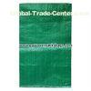 Biodegradable Green PP Woven Bags for Packing Limestone / Industrial PP Sacks