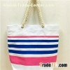 Cotton Rope Handle, Strip Shopping Bag