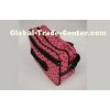 Cute Student Small Shoulder Strap Ladies Cosmetic Travel Bag of Pink PU Leather