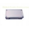 Logo Print Velvet Interior Aluminium Storage Case for Precise Instrument