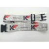 Durable promotional polyester plastic buckle luggage strap with sublimation printing