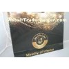 2C+0 Printing Art Paper Reusable Shopping Bags , OEM Glossy Lamination Packaging With Handles