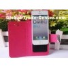 Red Universal Cell Phone Cases Leather Folio iPhone 5 Protective Cover