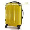 Lightweight Check In Luggage / Wheeled Travel Luggage PC Case Yellow