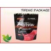 Heat Sealing Plastic Stand Up Pouch For Whey Protein Powder 500G 1000G