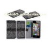 iPhone 5 Wallet Style Phone Leather Cover , Alligator Phone Case