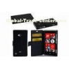 Anti Scratch Extra Slim LG E960 google Nexus 4 Leather Case , Book Flip Design