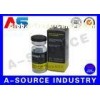 Red Glossy Custom Roll Labels 10ml Bottle Labels For Anabolic Steroids