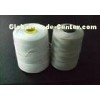 100% Raw White Spun Polyester Thread , 20s/6 Count High Tenacity