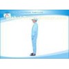 Electrostatic Dust Anti Statiic Blue Color Cleanroom Clothing For Men