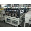 PC Corrugated / Flat Roof Sheet Making Machine with High Efficiency 380 kg/h SJ120/38