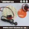 round shape 230V silicone rubber heater pad