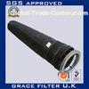 White High Intensity Fiberglass Filter Bag / PTFE Membrane Filter Bags 140*4000mm