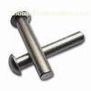 High Precision Hardware Tubular Rivet, Metal Galvanized Flat Head Solid Rivets Custom Made