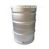 US Standard Stainless Steel Keg With Logo Printing , 1/2 Beer Keg