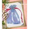 Anti Scratch Organza Drawstring Pouch Bags Durable , Custom Logo