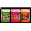 Plastic Food Packaging Bags Designs , stand up pouch with aluminium layer for nuts