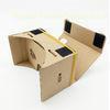 45 mm FOV Beige Google Cardboard VR Glasses 3D for 3.5" - 6" phone