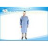 Operation Room Light Blue Polyester Fluid-resistance Surgeon Hospital Gowns For Men
