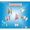Ceramic idler pulley with bearing (Solid ceramic roller)