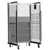 Galvanizing Surface Folding Rolling Rack With Customized Size, Trolleys Deck Plywood Plate