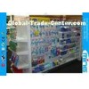 Powder Coated Supermarket Display Shelves Heavy Duty , 100kg Capacity