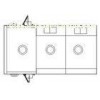 T Type Class 1000 Clean Room Air Shower Tunnel Three side blowing
