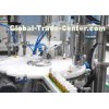 Piston Pump Glass Small Bottle Filling Machine / Auto Nail Polish Filling Machine