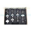 Steel 12pcs / Set Fuel Injector Clamps Holder Tool Kits for DELPHI DENSO BOSCH Common Rail System